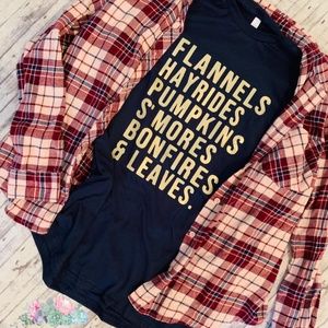 Flannels and Hayrides Tee